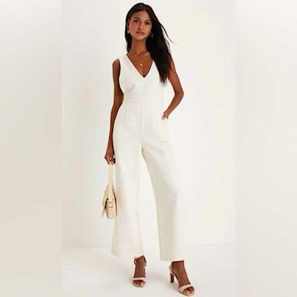 NWT Lulus Tweed Jumpsuit